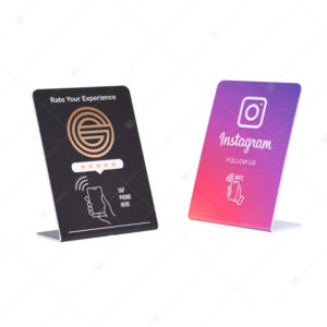 PVC Instagram Follow NFC Tap Stand