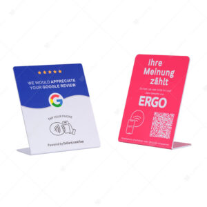 Custom PVC Google Review NFC Tap Stand