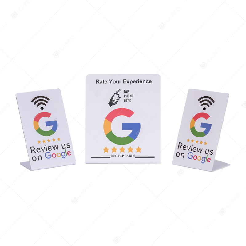 Personalized PVC Google Feedback NFC Stand - Image 3