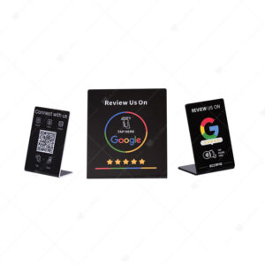 PVC NFC QR Code Google Review Stand