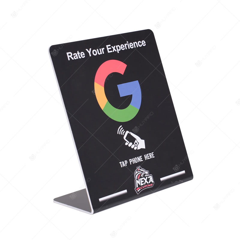 PVC NFC QR Code Google Review Stand - Image 4
