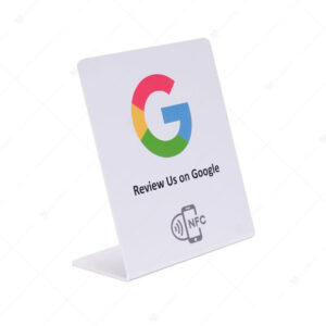 Personalized PVC Google Feedback NFC Stand
