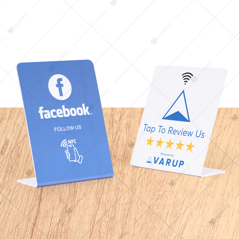 PVC Tap to Pay NFC Plastic Counter Sign - Image 4