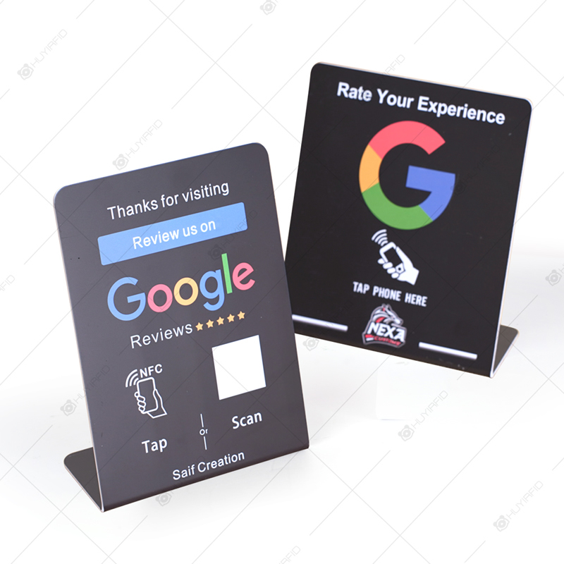 Waterproof PVC NFC Review Display Stand - Image 3