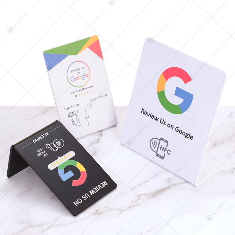 PVC Contactless Google Review NFC Stand - Image 3