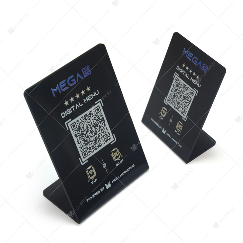 PVC NFC Review Table Sign