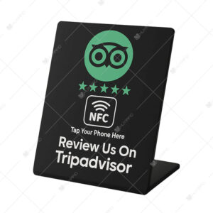 Retail PVC NFC Customer Review Stand